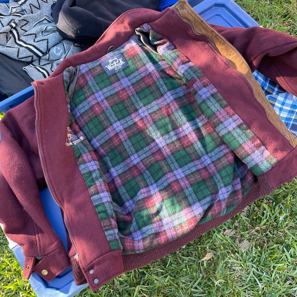 Vintage wool racing bomber jacket - Picture 2 of 5